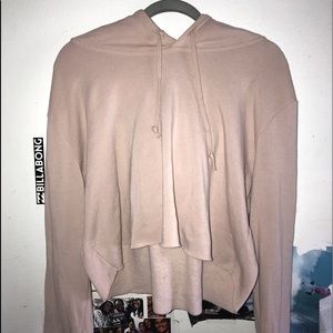 Brandy Melville cropped pullover hoodie